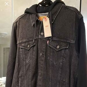 Men's Levi's Denim Jacket with Hood (XL)